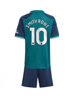 Otroški Nogometna dresi replika Arsenal Emile Smith Rowe #10 Tretji 2023-24 Kratek rokav (+ hlače)